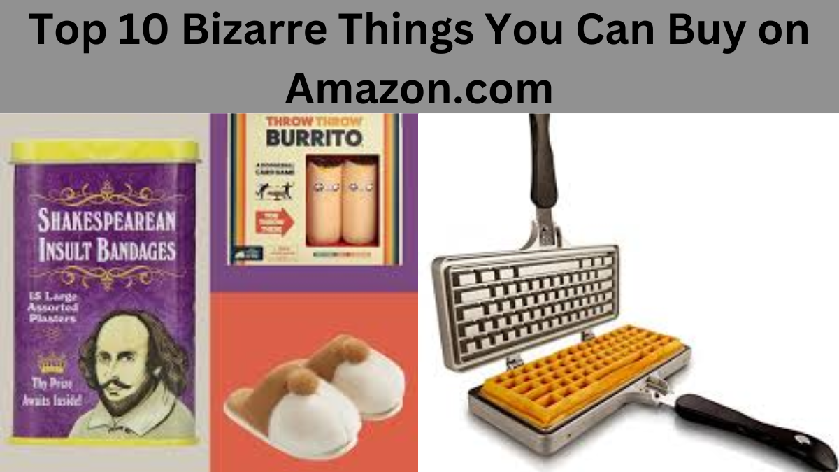 Top 10 Bizarre Things You Can Buy on Amazon.com